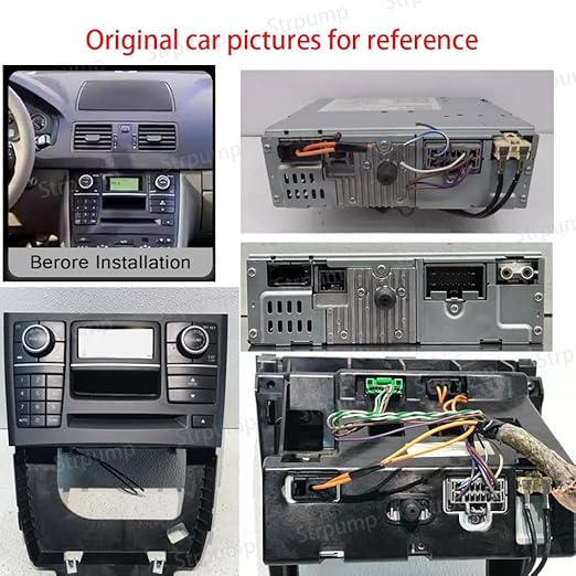 16pin Car Radio Stereo Power Retrofit Harness Cable Wire Loom for 2004-2014 Volvo XC90 with Can Bus Decoder