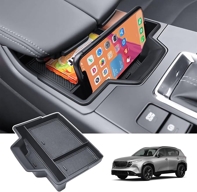 Front Center Console Organizer and Center Console Organizer for 2026 Mazda CX-5 Accessories