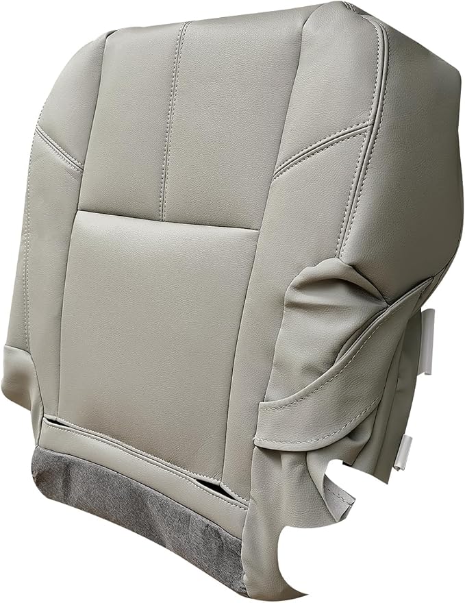 2nd Row Driver & Passenger Bottom Seat Cover, Gray Seat Cover Fits for Chevy GMC Tahoe Suburban Avalanche Yukon Silverado Sierra 2007-2014