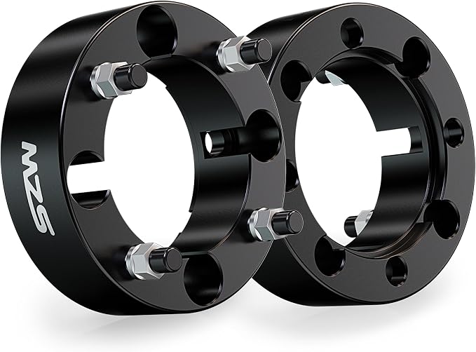 MZS 4x137 Wheel Spacers, 2" Thick Hub Bore 110mm with M12×1.5 Studs Compatible with 2017-2025 Maverick X3 / 2016-2025 Pioneer 1000/2019-2024 Talon 1000R/1000X - ATV 4 Lug Tire Spacers 2 Pack