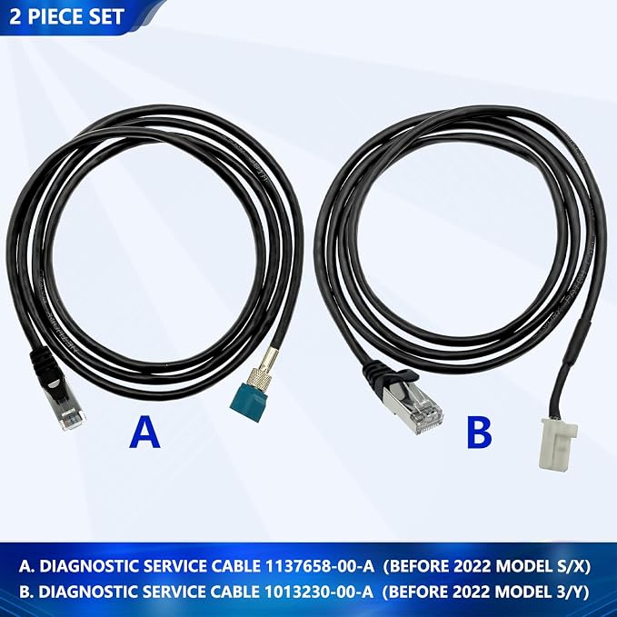 ZKTOOL 59" Diagnostic Service Cable for Tesla Model S 3 X Y - OBD Repair Support, Replacement for 1137658-00-C,1013230-00-A
