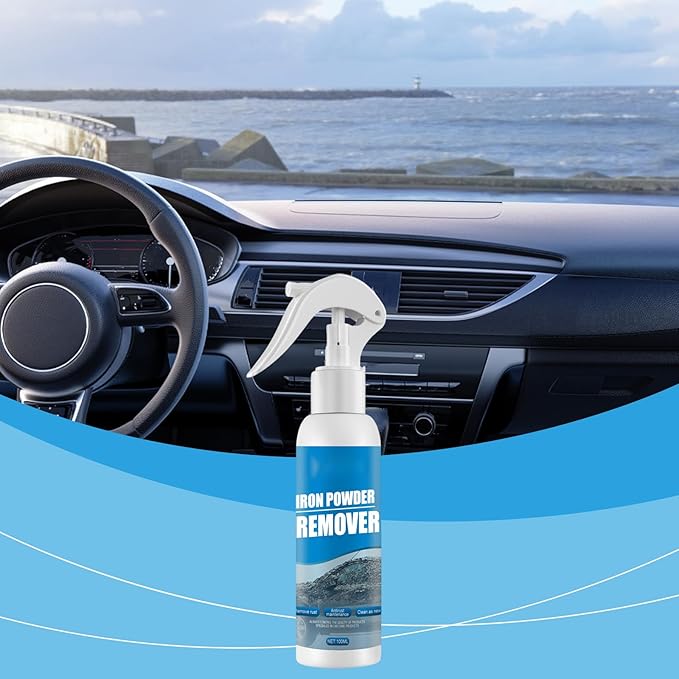 Multi-functional Quick-Acting Rust Removal Spray, 100ml Rust Remover for Metal, Iron Powder Remover for Car (3)