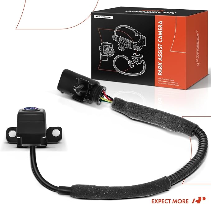 A-Premium Rear View Backup Camera Compatible with Kia | Parking Camera for 2011-2012 2014-2015 Sportage - Replace# 957503W120