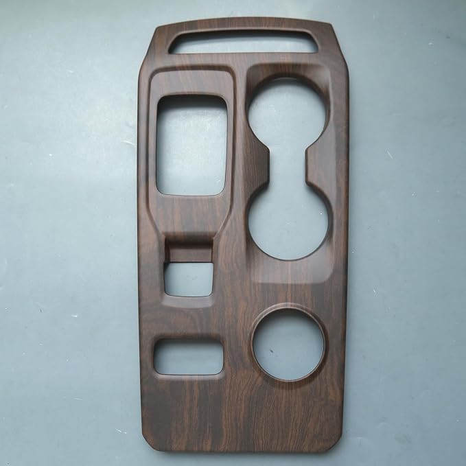 ZiWen Interior Trims Sport Gear Panel Center Console Cover Accessories for Ford Ranger Everest 2024 2025 2026 (B-Raptor-Wood)