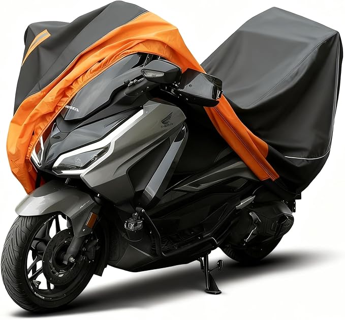 Favoto Motorcycle Cover for Harley Davidson - Waterproof Outdoor Storage Heavy Duty Cover for Touring Models Road Glide Limited, Ultra Limited, Gold Wing, Road King, Street Glide, Electra Glide