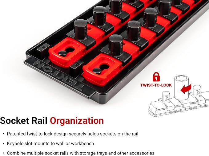 TEKTON 1/2 Inch Drive 6-Point Socket Set, 29-Piece | SHD92124
