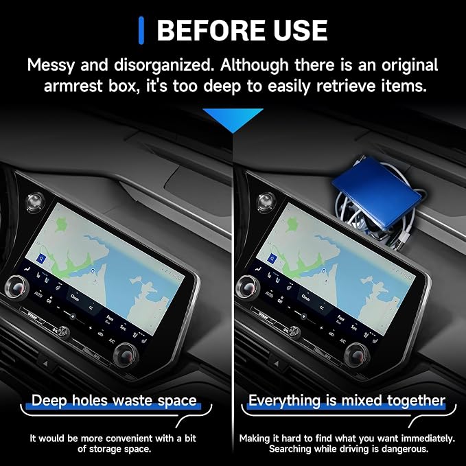 SXCY for 2026 Lexus TX Center Dashboard Organizer for 2024 2025 2026 Lexus TX Accessories Center Console Tray 2026 Lexus TX Screen Back Tray TPE Dash Organizer Tray