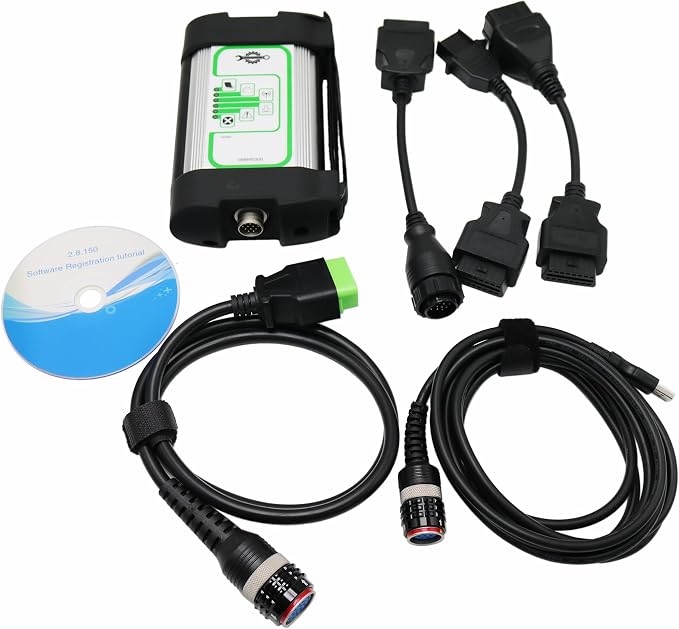for Vocom I 88894000 88890300 Vocom Interface for Truck excavators Buses Yacht Diagnose Diagnostic Tool (Tool with Laptop CF53)
