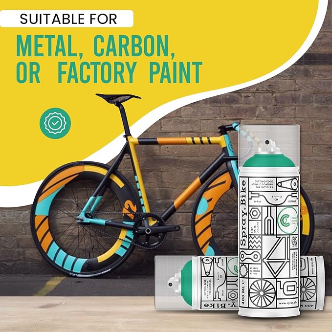 Spray.Bike Spray Paint | Designed Mainly for Bicycles | Multi-Use Acrylic Spray Paint for Metal, Plastic | High Coverage Bike Paint, 400ml, Grifter