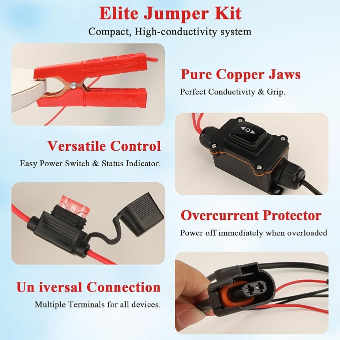 Universal Car Motor Diagnostic Tool with One-Key Reset, 2nd Gen No Computer Needed for Window Wiper Blower Motor & E-Brake – OBD Code Reader & Scanner for All Cars