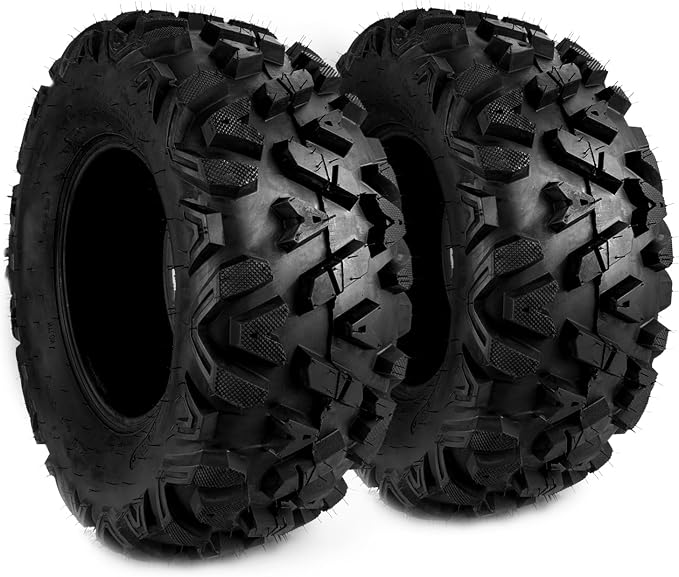 2 Pack 26x9-12 ATV UTV Tire, Torchbeam 26x9-12 All Terrain Tires 6 PR, Z-199