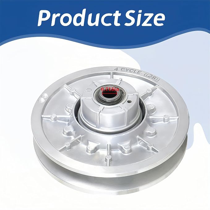 WFLNHB 28 Degree Rear Driven Clutch Replacement for EZGO Gas 4 Cycle 1991-09 26301-G03