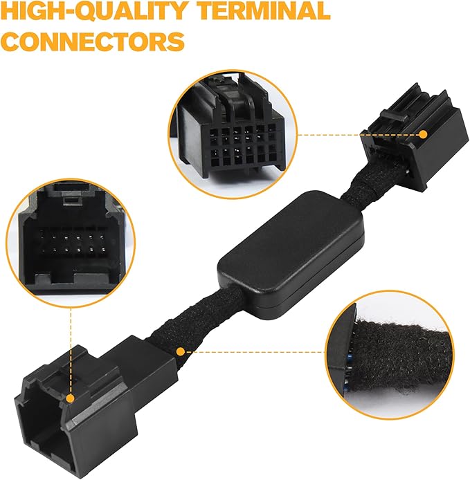 Auto Start Stop Eliminator Fit for Jeep Wrangler JL JLU JT Gladiator 2018-2023 (Not fit 4XE), Plug & Play Car Start Stop Eliminator, Auto Start-Stop Disabler Accessories