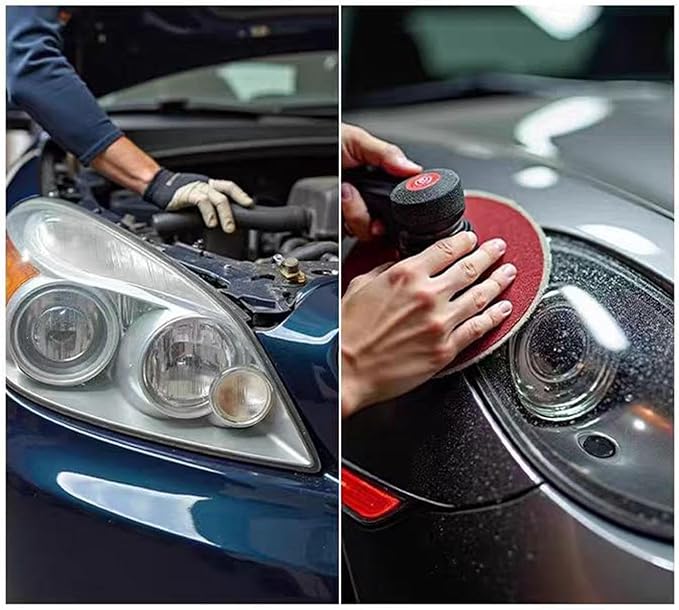 Headlight Restoration | Car Stain Remover User-Friendly,Headlight Cleaner Spray,for Pickup Car Tractor Truck ATV Vehicles Trailer RV Sedan