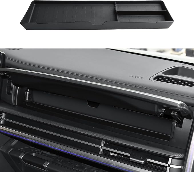 Passenger Side Organizer Tray For 2024-2026 Hyundai Santa Fe/Hybrid - Above The Glove Box Storage Tray For 2024-2026 Santa Fe(SE/SEL/XRT/Limited/Calligraphy) Interior Accessories