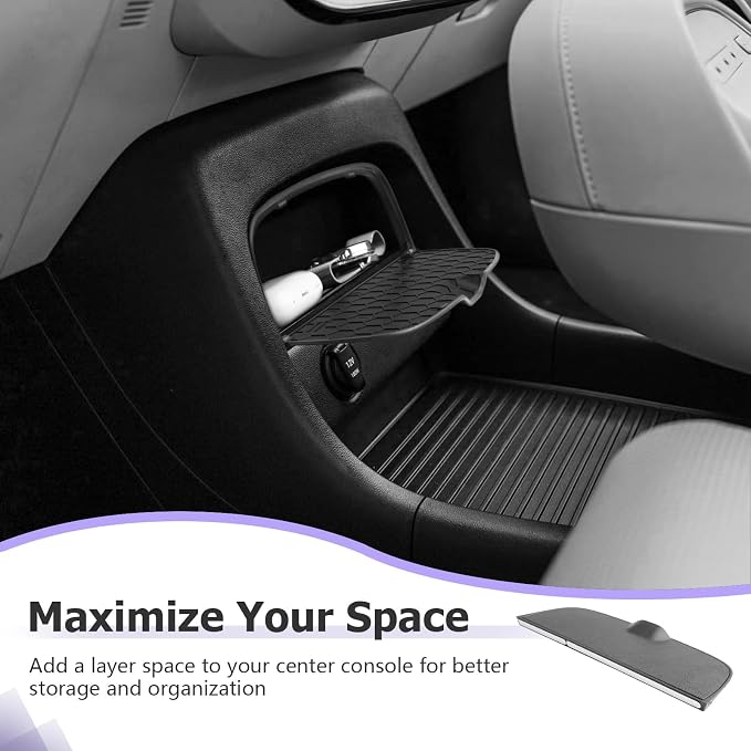 LUWU Palisade 2026 Center Console Hidden Box Organizer Compatible with 2026 Hyundai Palisade Accessories Console Organizer Tray Armrest Hidden Storage Box Secret Box Secondary Storage