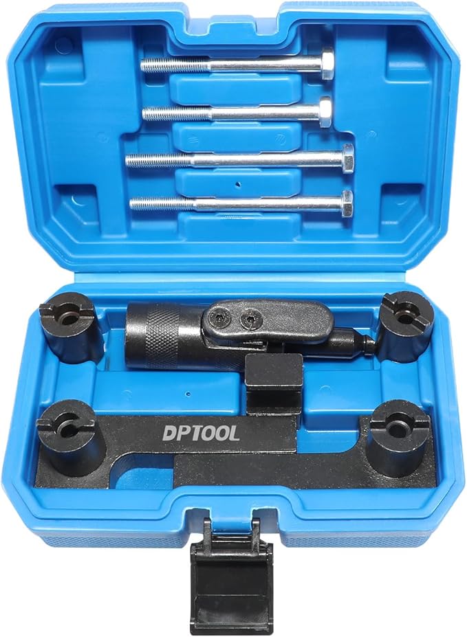 DPTOOL Camshaft Crankshaft Timing Belt Locking Tool Kit Compatible with Volvo C70 S40 S60 S80 XC90 2.0 2.3 2.4 2.5 2.8 2.9T 4 5 6 Cylinder Engine Replace 9995451 9995452