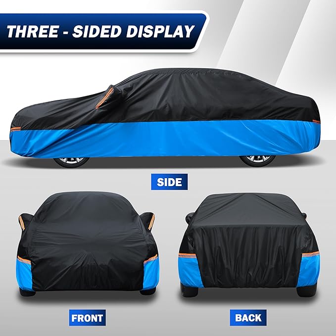 Car Cover Waterproof All Weather Outdoor Windproof Dustproof UV Protection Fit Coupe Audi TT, BMW Z4, Porsche 718 Boxster Cayman, Nissan 350Z/370Z, Subaru BRZ, Mazda RX-7 etc