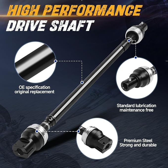 Rear Propeller Drive Shaft Prop Fit for Polaris Ranger XP 1000 2019 | Fit for Polaris Ranger Crew XP 1000 2019, OE 1333924