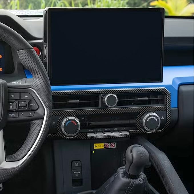 Carbon Fiber Interior Trim Kit for Toyota Tacoma 2024+ 4Runner 2025+ | Scratch & Stain Resistant · Sport Interior Upgrade · Covers Existing Scratches · Peel-and-Stick Installation