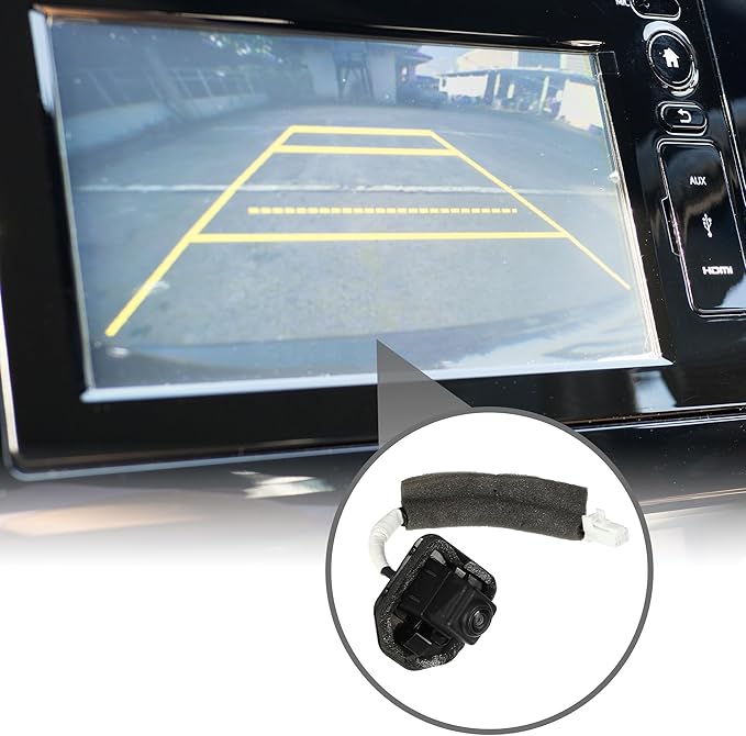Rear View Back Up Camera No.28442-3TA0B - Car Rear Park Assist Reverse Camera - for Nissan Altima 2013-2015 Plastic Black - 1 Pc