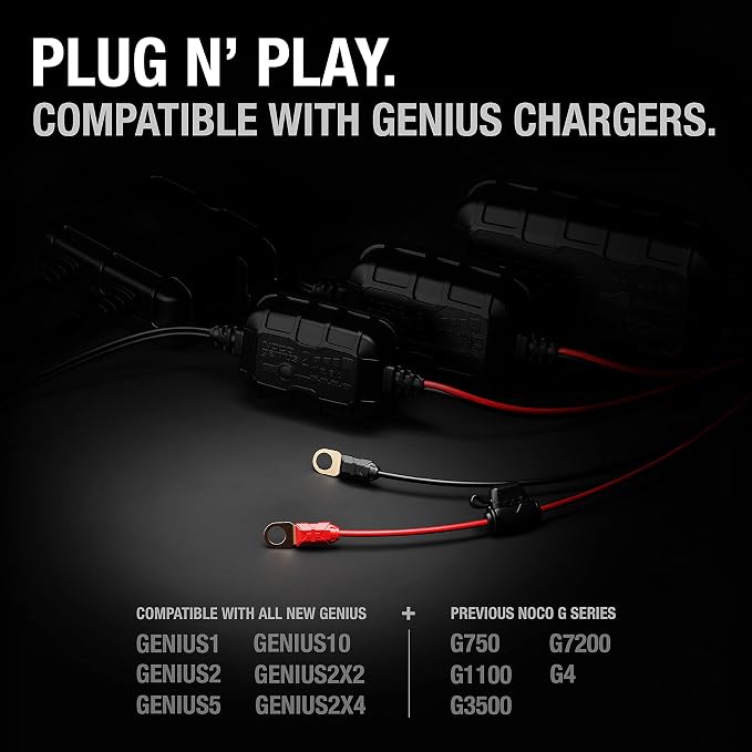 NOCO GC008 X-Connect M10 XL Eyelet Terminal Accessory Genius Smart Battery Chargers (Pack of 6)