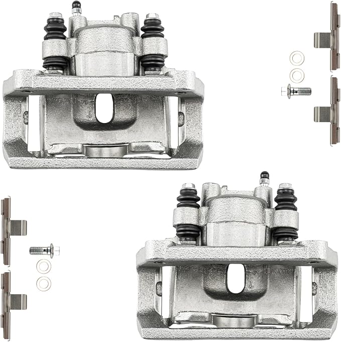KAX 18B4836+18B4837 Brake Caliper Compatible with Ram 1500 2011-2018, Dodge Ram 1500 2002-2010, Ram 1500 Classic 2019-2023, Dodge Durango 2004-2009, Aspen 2007-2009, Rear Disc Brake Caliper