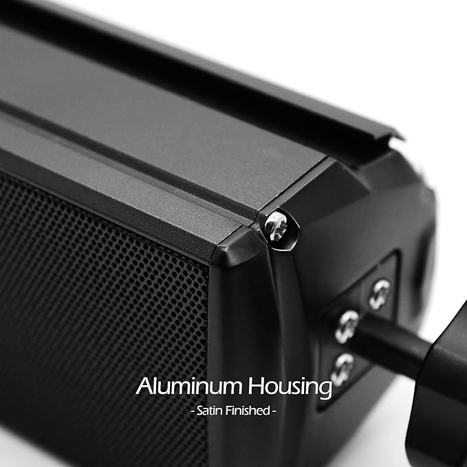 GoHawk Motorcycle Speakers Bluetooth - Built-in Amplifier Waterproof Radio Audio System, AUX/FM Radio/USB MP3 Player with LED Lights for Harley, Dirt Bike, UTV, ATV