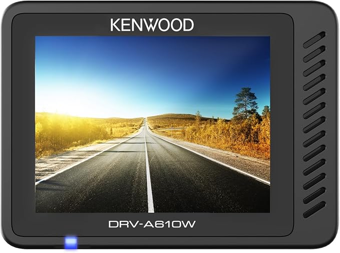KENWOOD DRV-A610WDP Dash Cam Front and Rear with GPS, 4K/2K Dash Camera for Cars, Trucks & RVs, Bluetooth & WiFi Support, Loop Recording, G Sensor, Motion Detection, Includes 64GB Micro SD Card