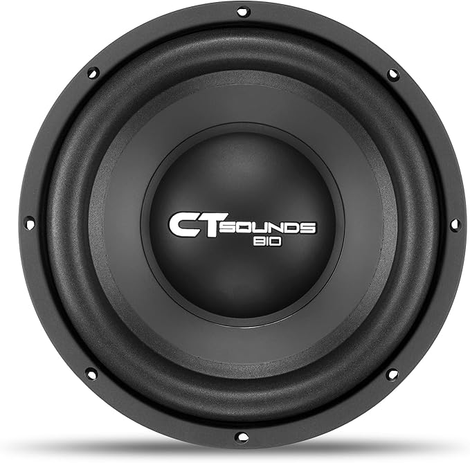 CT Sounds Bio 10” 800-Watt Dual 4-Ohm Car Subwoofer