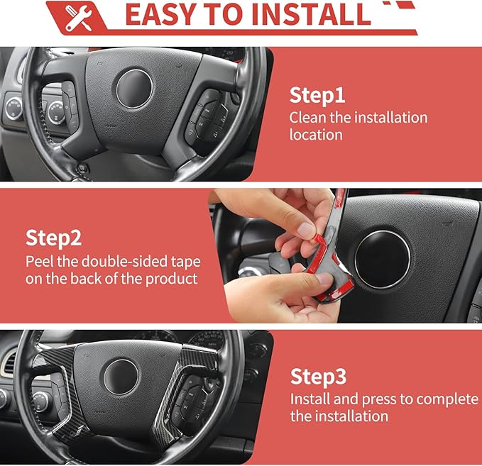 Center Consoles Instrument Cluster Interior Trim Kit fit for Chevy Avalanche/Suburban/Tahoe/Silverado2007-2013,for GMC Yukon/Sierra 2007-2013