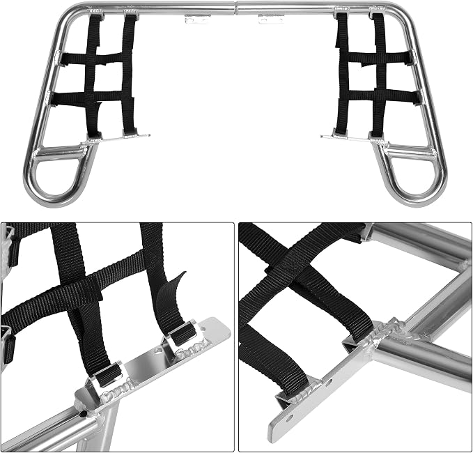 ECOTRIC Aluminum Nerf Bars Foot Pegs Compatible with Honda 1987-88 TRX 250X 1993-2009 TRX 300EX 300X Pair