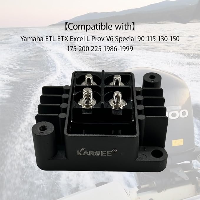 KARSEE Voltage Regulator Rectifier 6G5-81960-A0-00 Compatible with Yamaha ETL ETX Excel L Prov V6 Special 75HP 85HP 90HP 115HP 130HP 150HP 175HP 200HP 1986-1999 688-81960-60-00 688-81960-61-00