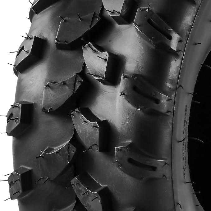 Torchbeam 19x7x8 ATV UTV Tire All-Terrain Off-Road, 4 PR 19x7-8 ATV Tires, Z-124 Mud Sand Trial Tire, Set of 2