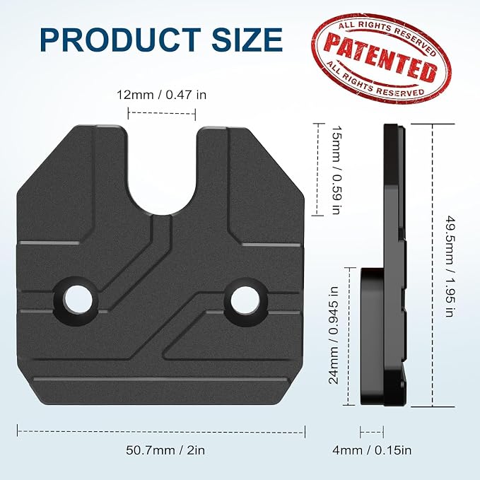 Sun Visor Repair Kit Compatible with RAM 1500 2019-2026, 2 Pack Sun Visor Clip for Trucks, Aluminum Alloy Visor Clip, Car Repair Kit Accessories, Ram 1500 Accessories