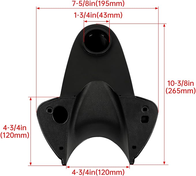 Rear View Camera Housing A9069059800 for Sprinter W906 2014-2018 VW Crafter 2014-2016 Third Brake Light Camera Cover