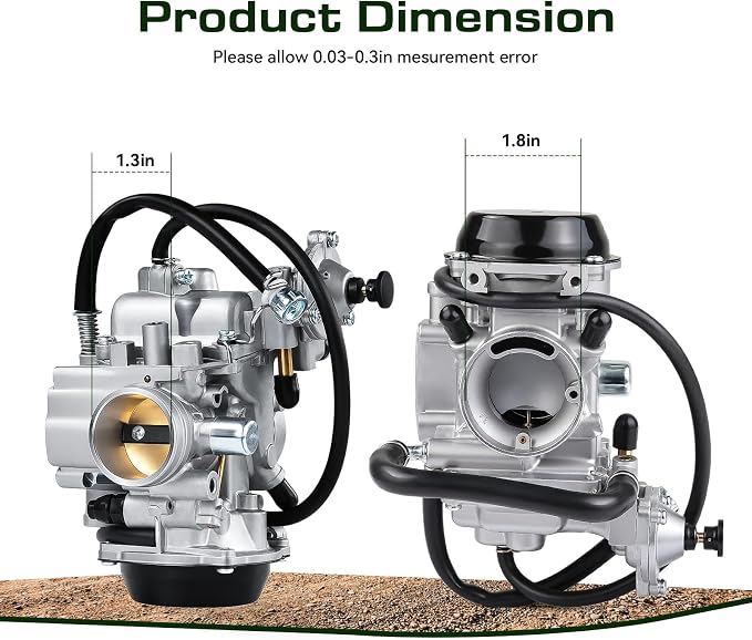 0470-361 Carburetor Carb w/Diaphragm Cover for Arctic Cat 400 2x4/4x4 1998-2001 Bearcat 454 4x4 1998 500 4x4 1998-2000 (Exclude Auto Edition) 0470-362