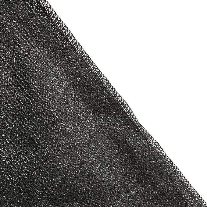 Shatex 90% 8x12ft Sun Shade Fabric for Pergola Cover Porch Vertical Screen, Black
