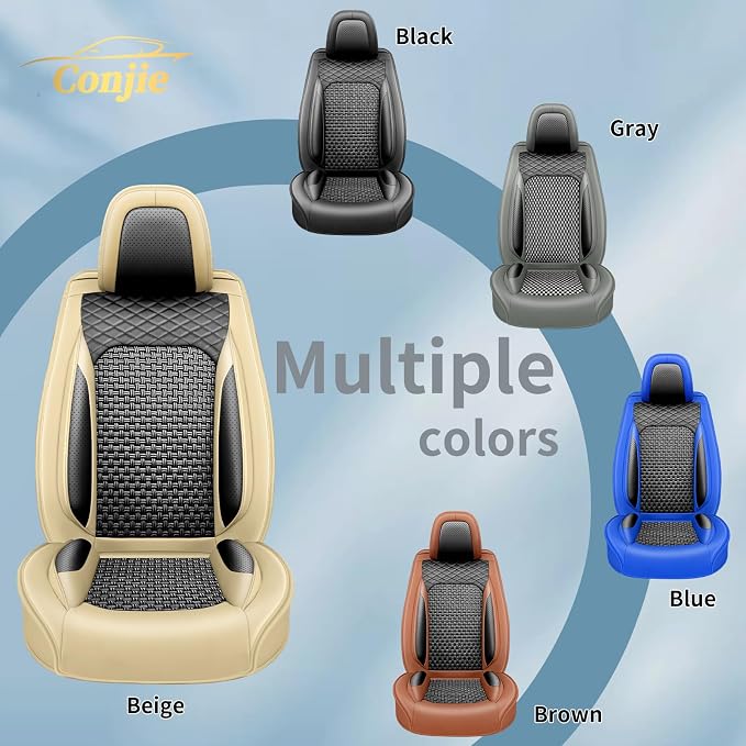 Fit Explorer Ice Silk Cooling Car Seat Covers for Ford Explorer 2004-2025 2026, Breathable Seat Protector, Anti-Slip & Scratch-Resistant，Sweatproof Auto Cushion Covers（5 Seats, Beige）