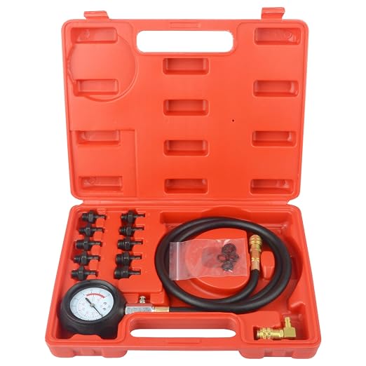 DAYUAN Engine Cylinder Oil Pressure Diagnostic Tester Tool Set Bundle with 5pcs Professional Front End Service Tool Kit