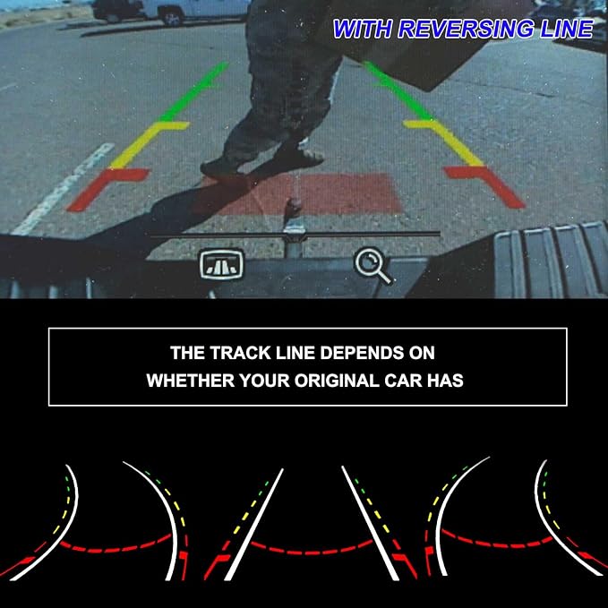 Unifizz Car Backup Camera Parking Assist Rear View Camera Replaces# BL3Z-19G490-B EL3Z-19G490-D Compatible for Ford F150 2010 2012 2013 2014 for Mustang 2015-2020 for Lincoln MKC 2015-2019