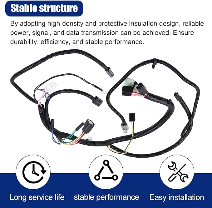 136-9184 119-3343 121-5652 Wiring Harness for Toro TimeCutter Mower Compatible with 74385 74386 74387 74388 74389 74390 74395 74616 74620 74621 74622 74623 74624 74625 74626 74627 Models