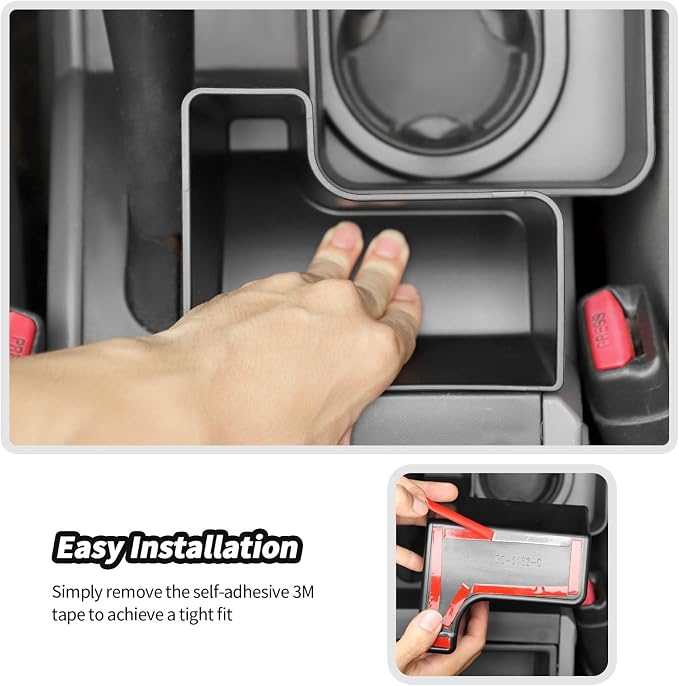 JeCar Center Console Gear Shift Storage Tray Organizer Fit for Jeep Wrangler JK 2007-2010