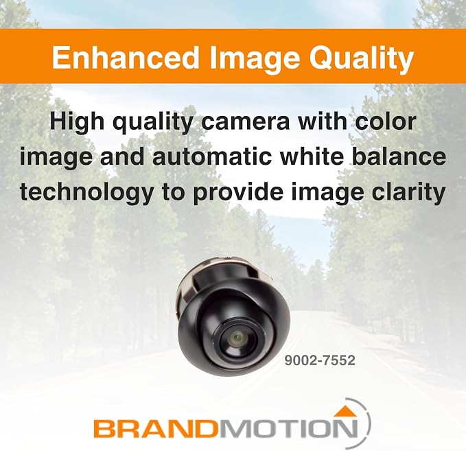 Brandmotion 9002-7552 Factory Tailgate Harness with Bullet Camera Mount fits 2017-2021 F250 F350 Super Duty | Waterproof Case | Integrates Into Your Existing Display | Designed to Work in Low Light | Fits 2017-2021 F250 F350 F450 Super Duty with Factor...