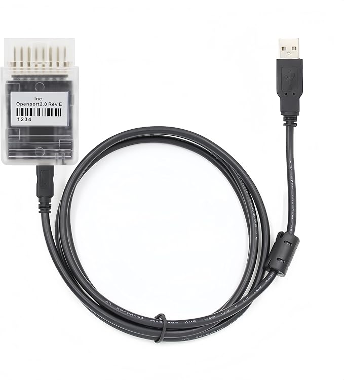 K-CAN Diagnostic Cable for ECU, Compatible for Mitsubishi Subaru Toyota Jaguar Land Rover, OBD2 Diagnostic Cable Support OpenPort 2.0ECU FlashSDD V158/Techstream