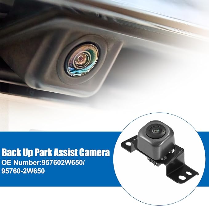 ACROPIX Car Rear View Back Up Camera Wide Angle Park Assist Reverse Camera Fit for Toyota Highlander 2017-2022 No.867900E081/86790-0E081 - Pack of 1