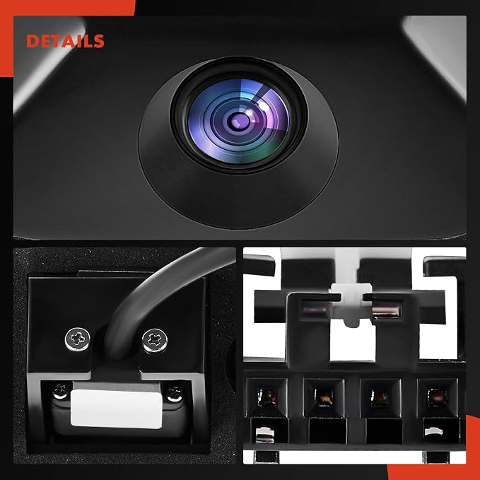 A-Premium Rear View Backup Camera Compatible with Kia | Parking Camera for 2010 2011 2012 2013 Soul - Replace# 957602K1011D
