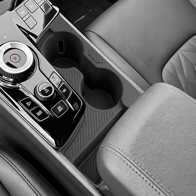 SKTU for 2026 Kia Sportage Cup Holder for 2026+ Kia Sportage Central Control Cup Holder Kia Sportage 2026 Accessories Rubber Cup Pad 2026 Sportage Non-Slip Cup Pad-Durable