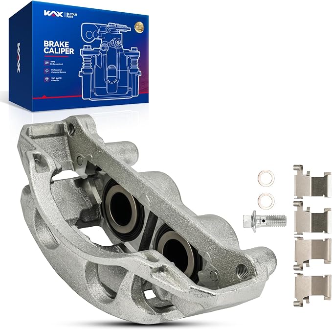 KAX 18B5302 Brake Caliper Compatible with Chevrolet, GMC - Silverado 2500 HD, Sierra 2500 HD, Silverado 3500 HD, Sierra 3500 HD, Suburban 3500 HD, Front Right Disc Brake Caliper