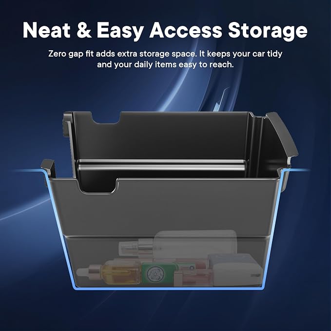 Center Console Organizer Fit for Ford Bronco 2025-2026 | Fit for 4-Door, armrest storage box, car console organizer, interior accessories